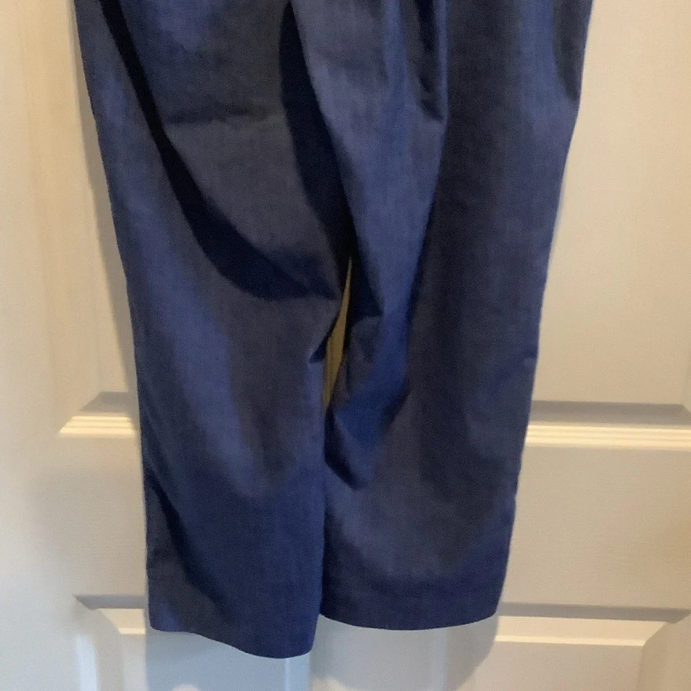 Banana Republic Women's Navy‎ Cropped Pants, linen blend